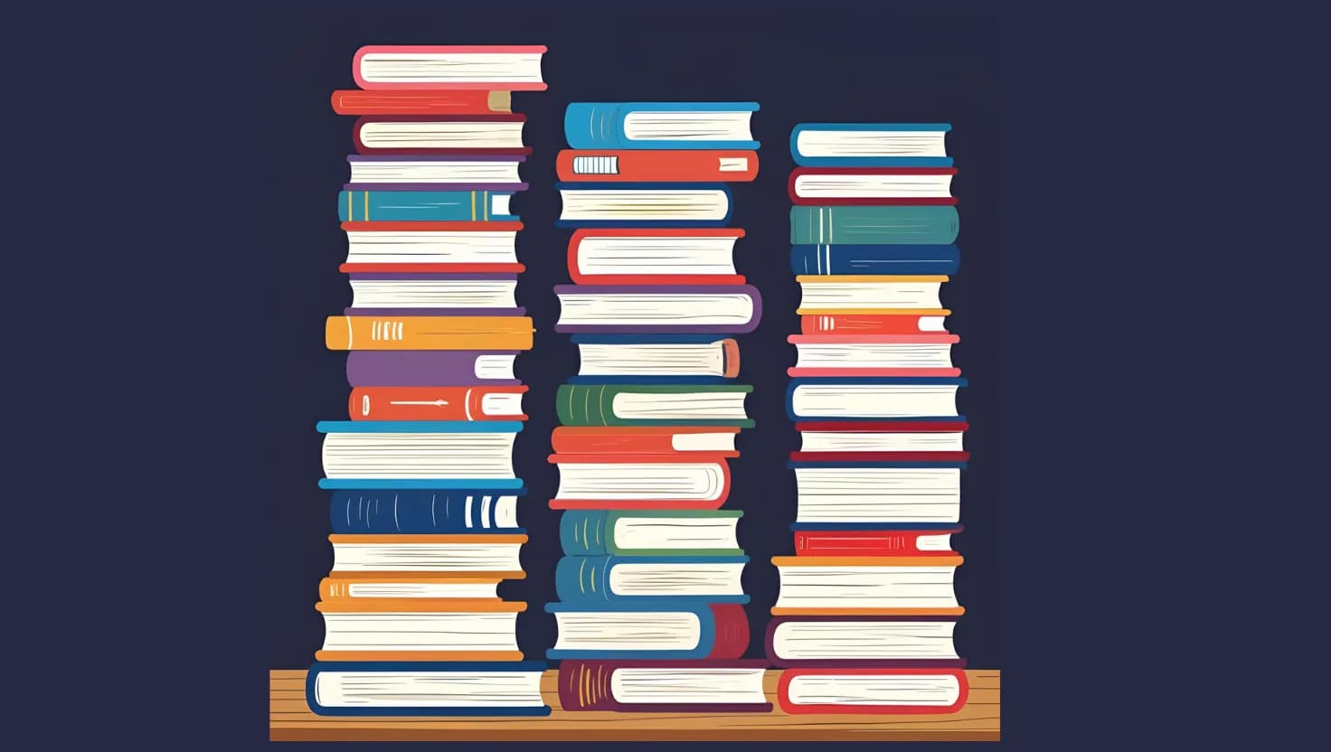 Stacks of books